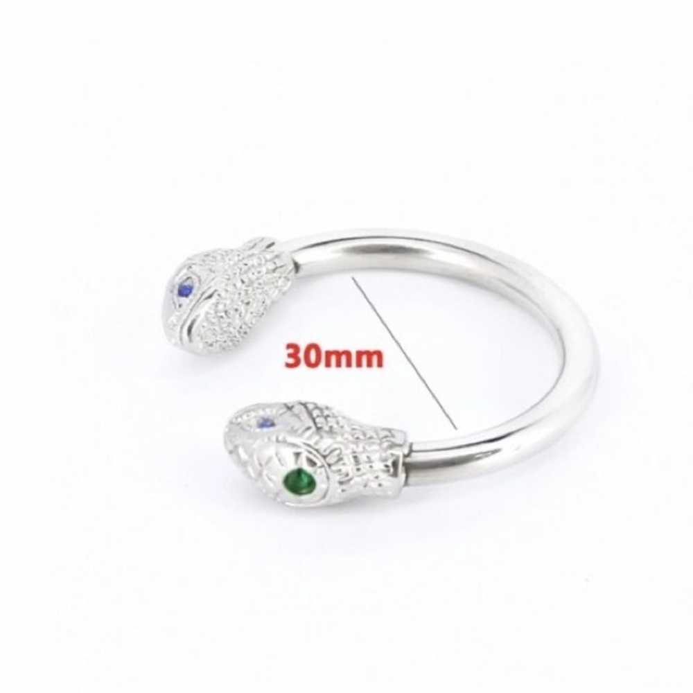 Men’s Stainless Steel Snake glans ring - Picture 6 of 7